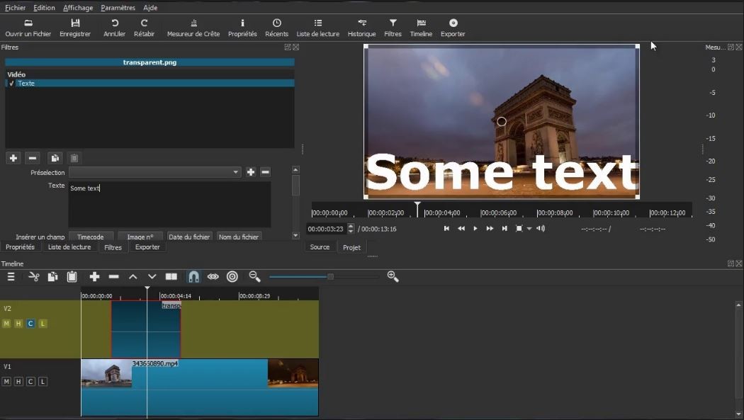 interface Shotcut