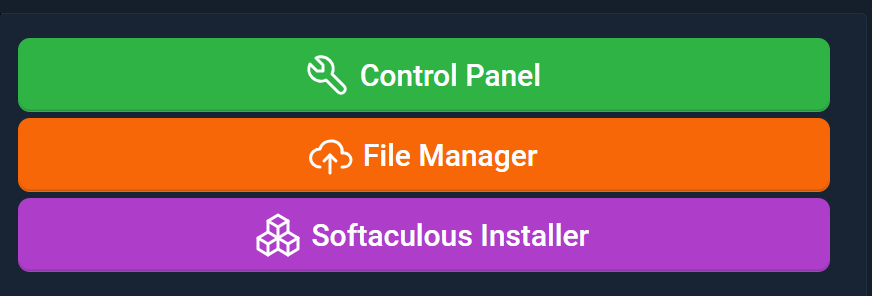 gestionnaire de fichier intégré au Control Panel