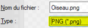 enregistrement en .png dans PhotoFiltre 7